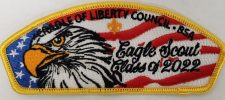 COL Eagle Scout 2022 Shoulder Patch med